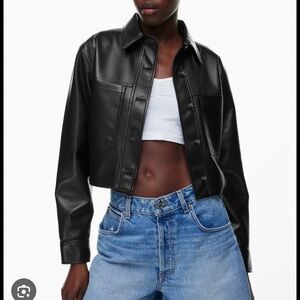 Aritzia leather jacket